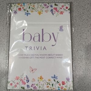 Floral Baby Trivia Game